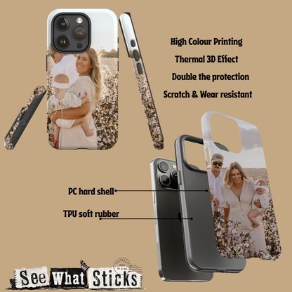 iPhone Custom Tough Case – Personalised | including Magsafe | Printed in Australia